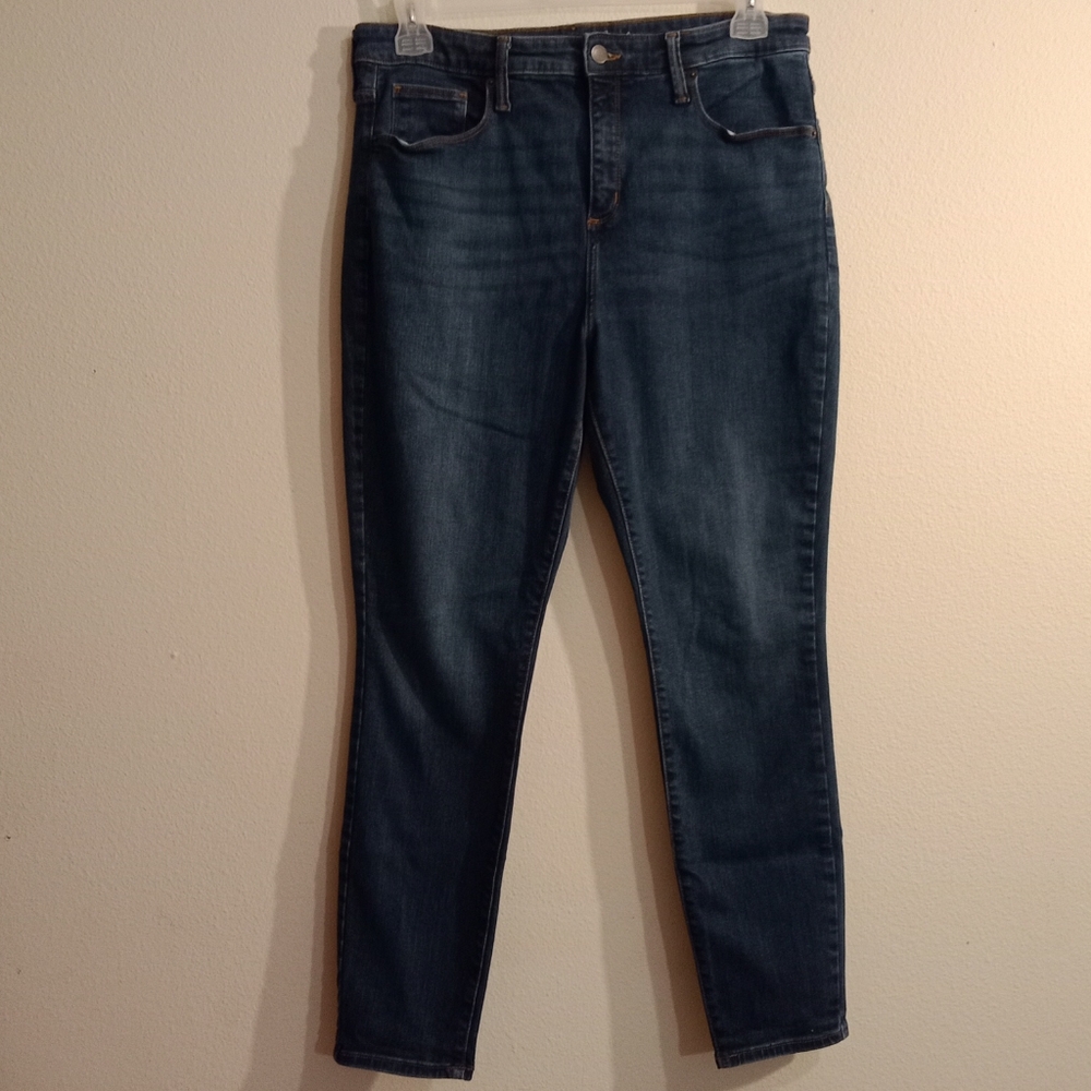 Universal thread blue high rise skinny jeans/ jeggings size 14/ 32R